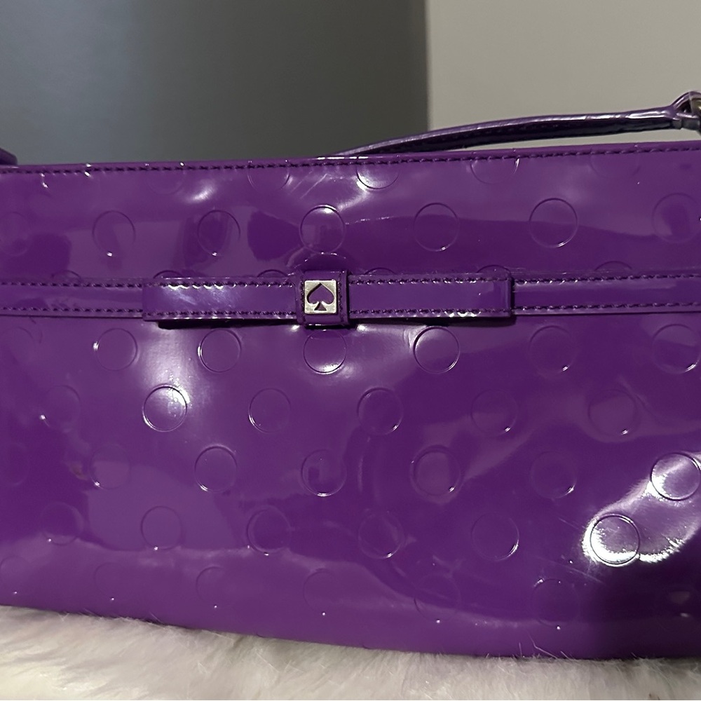 Kate Spade Purple Embossed Women's Bag